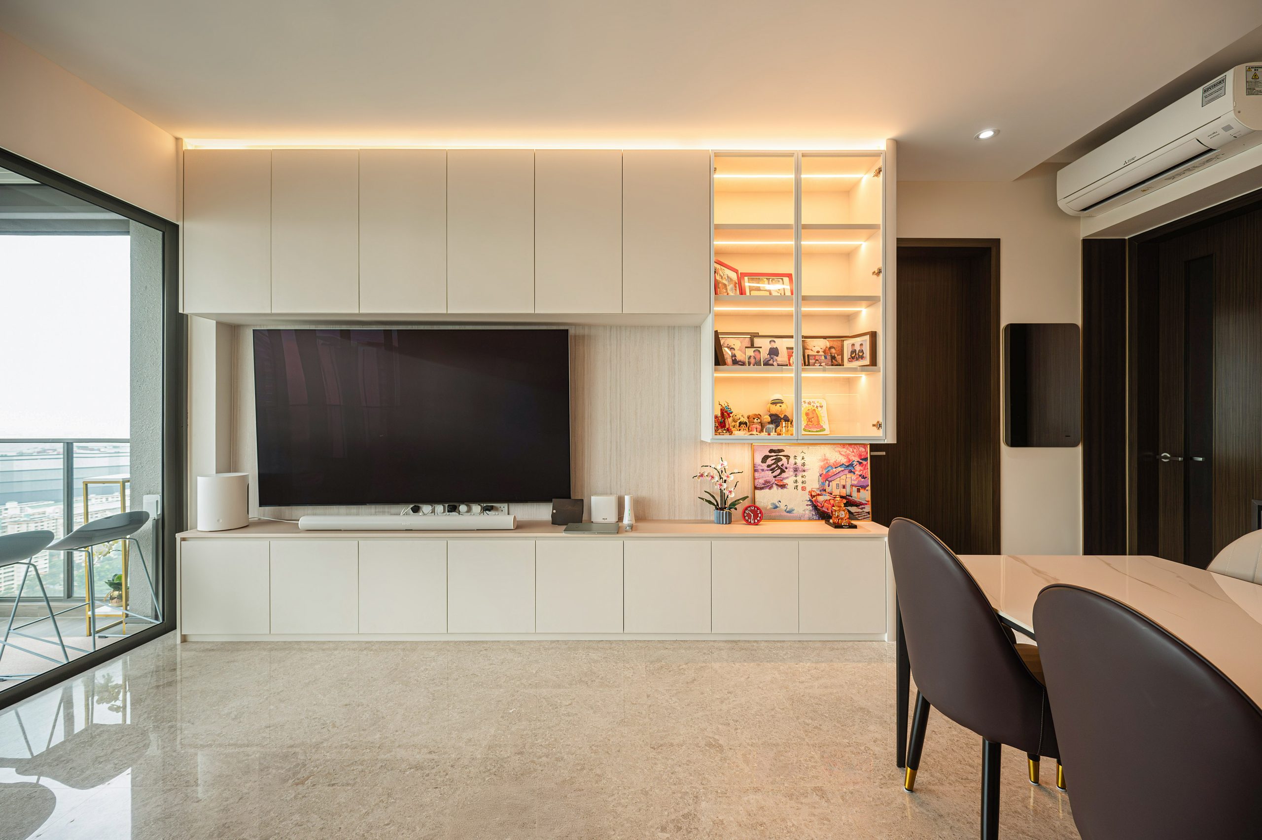 Clavon Condo Modern Minimalist Living Room